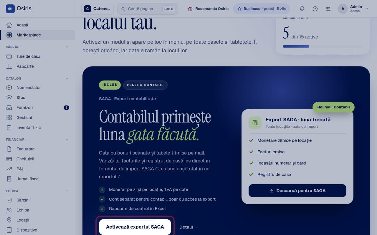 Captură din lecția video „Activează module din Marketplace”