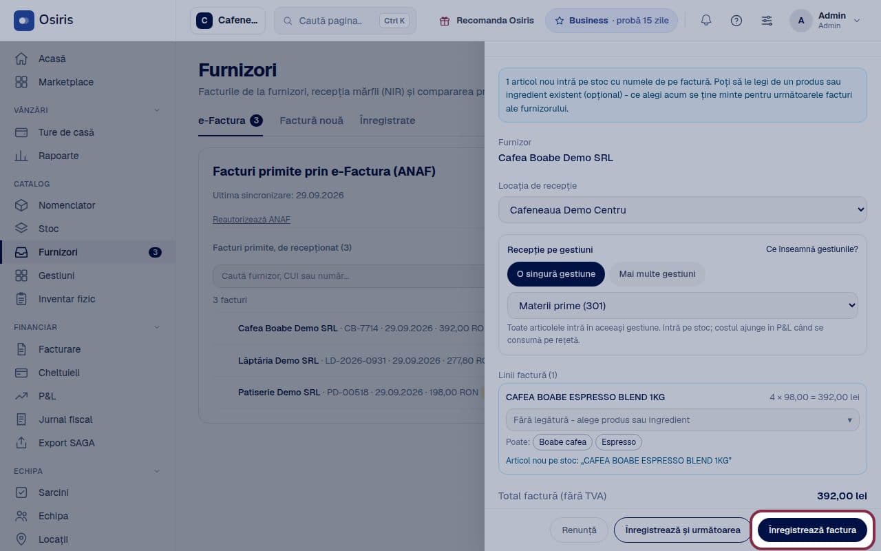 Pasul 4: Recepționează